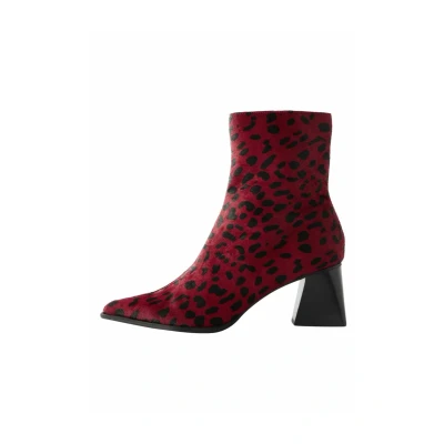 Abbildung von Next Regular FIT Forever Comfort Stiefelette, Damen, Größe: 42, Leopard print leather Schuhe