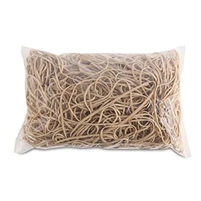 Abbildung von OFFICE PRODUCTS Gummibander Durchmesser: 130mm Farbe: Natürliche/Beige/Gewicht: 1000g 1 kg/Haushaltsgummi Gummiringe Gummi/Kautschuk 60% / Gummis für Zuhause Büro Schule