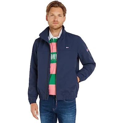 Abbildung von Tommy Jeans Essential Casual Übergangsjacke, Herren, Größe: 44, Twilight navy