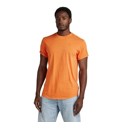 Abbildung von G Star LASH Tshirt basic, Herren, Größe: XS, Orange gd