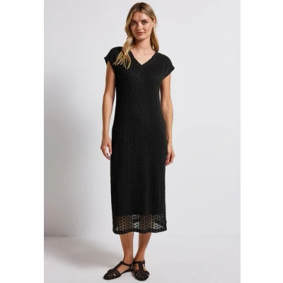 Abbildung von Street One Damen A144505 Kleid, Schwarz, 44