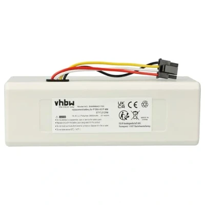 Abbildung von vhbw passend für Xiaomi Mi Robot Vacuum Mop, XM2000021, SKV4093GL, Staubsauger Akku Li Ion 2600 mAh (14,4 V)