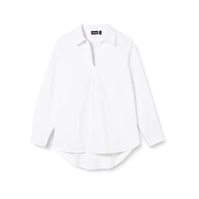 Abbildung von PIECES Women&#039;s PCBEATRICE LS TOP BC Bluse, Bright White, M