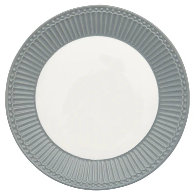 Abbildung von Greengate Alice Frühstücksteller stone grey 23 cm