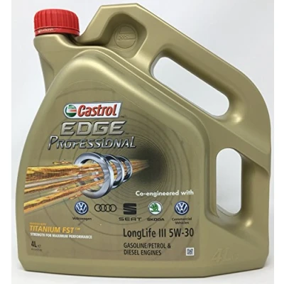Abbildung von Castrol CAEP5304 Edge Professional LongLife III 5W 30 Motoröl, 4 Liter