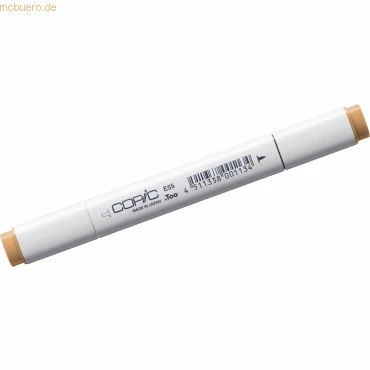 Abbildung von COPIC Classic Marker Typ E 55, Light Camel, professioneller Layoutmarker, mit einer breiten und feinen Spitze