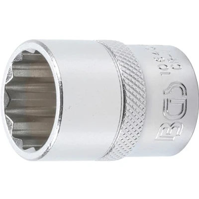 Abbildung von BGS 10640 Steckschlüssel Einsatz Zwölfkant 12,5 mm (1/2&quot;) SW 20