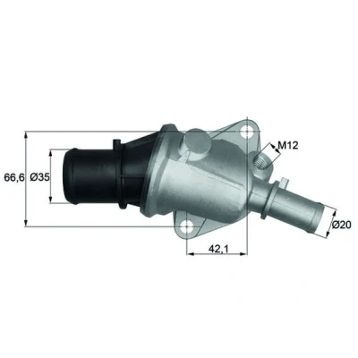 Abbildung von MAHLE ORIGINAL TI 105 88 Kühlwasserthermostat mit Dichtung FIAT: Marea Weekend, Brava Schrägheck, BRAVO 1, LANCIA: Y