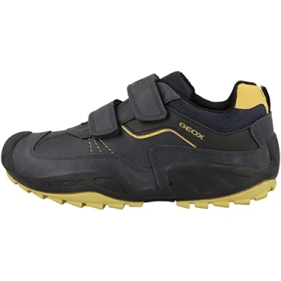 Abbildung von Geox Jungen J New Savage Boy A Schuhe, Navy Ochreyellow, 24 EU