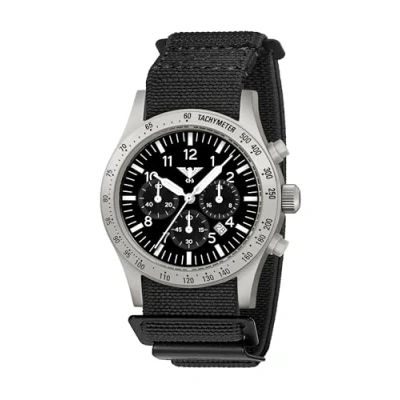 Abbildung von KHS PLASSC.DFB Herrenuhr Platoon Solar Chronograph Stahl Schwarz