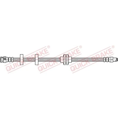 Abbildung von QUICK BRAKE 32.819 Bremsschläuche 490 M10x1 FIAT: Doblo I Cargo, Kombi