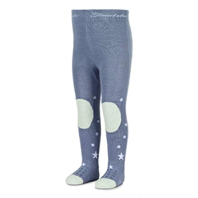 Abbildung von Sterntaler Unisex Baby Krabbelstrumpfhose Emmi Tights, Mittelblau, 74