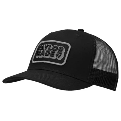 Abbildung von TaylorMade Unisex Lifestyle Retro Trucker Cap, 2024 Verschluss, Black, One Size