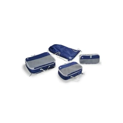 Abbildung von VW Volkswagen 1H2087308 Gepäcktaschen Set 4 teilig Tasche Beutel, blau/grau