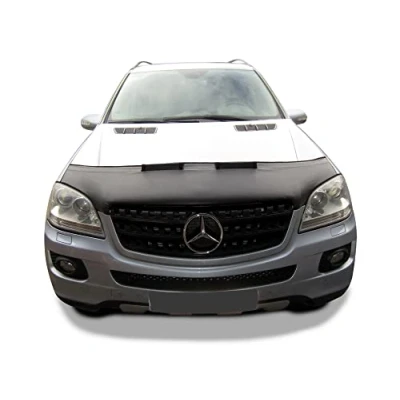 Abbildung von AB3 00137 Auto Bra kompatibel mit Mercedes Benz MB ML W164 2005 2011 Haubenbra Steinschlagschutz Tuning Bonnet
