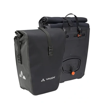 Abbildung von VAUDE Aqua Back Supreme wasserdichte Fahrradtasche für Gepäckträger 2 x 24L, Fahrrad Gepäckträgertasche hinten, Hinterradtasche fürs Fahrrad, robuste &amp; nachhaltige Packtasche Made in Germany