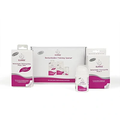 Abbildung von ELANEE Beckenboden Training Sparset mit 3 Produkten, effektive Stärkung der Beckenbodenmuskulatur Vaginalkonen, inkl. Gleitgel auf Wasserbasis (760 00)