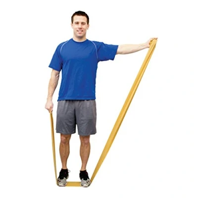Abbildung von Cando Gymnastikband, Länge 45 m, CanDo® Go Band, gold (ultra schwer)