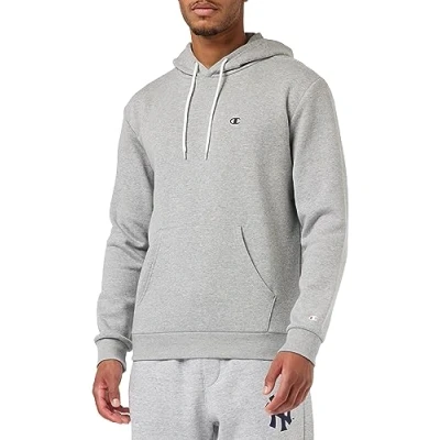 Abbildung von Champion Basic Hooded Kapuzenpullover, Damen, Größe: Large, Grey