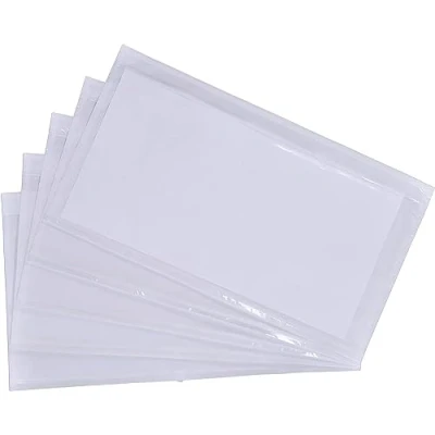 Abbildung von Pakomat Lieferscheintaschen Dokumenttaschen DIN DL lang transparent selbstklebend (250)