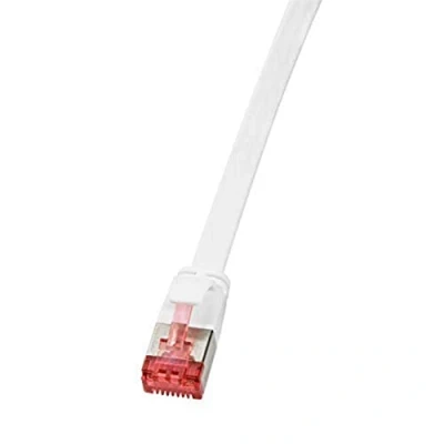 Abbildung von LogiLink CF2081S Patch Kabel CAT6 U/FTP (Shielded) (PIMF) Flat Slimline AWG32, 7,50m grau