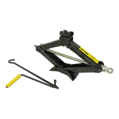 Abbildung von CARPOINT 0613002 Wagenheber mit Handgriff 1.5t mechanisch Scherenwagenheber