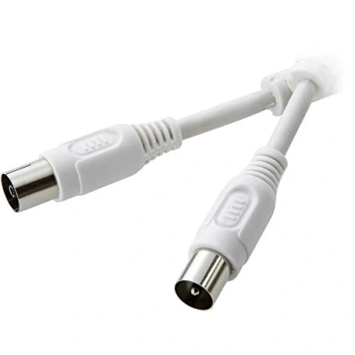 Abbildung von SpeaKa Professional Antennen Anschlusskabel [1x Antennenstecker 75 Ω 1x Antennenbuchse Ω] 1.50 m 90 dB mit Ferritk