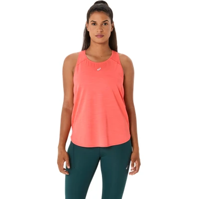 Abbildung von Asics ROAD TANK Top, Damen, Größe: XL, Coral reef