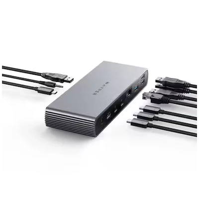 Abbildung von Hyper Thunderbolt 4 Docking Station grau HDTB4D EUZ