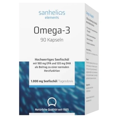 Abbildung von Sanhelios Omega 3 Kapseln 1000 90 St
