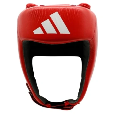 Abbildung von adidas Unisex Erwachsene IBA Boxing Head Guard Kopfschutz, Rot, XL
