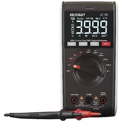 Abbildung von VOLTCRAFT VC151 Hand Multimeter digital CAT III 600 V Anzeige (Counts): 4000