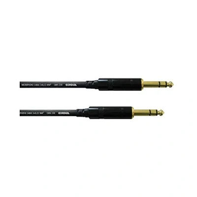 Abbildung von Cordial Klinke 6,3mm stereo/Klinke stereo 0,6m