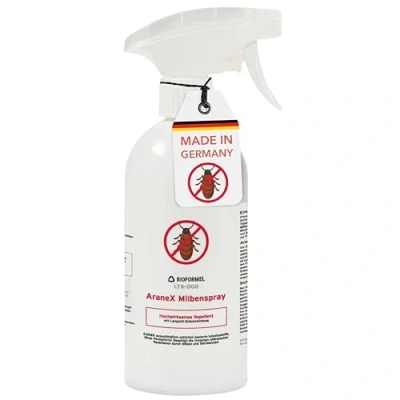 Abbildung von Bioformel LTK 008 500ml Milbenspray &amp; Milbenabwehr mit Langzeitwirkung Anti Milben Spray für Matratzen, Textilien, Polster Bett Bekämpfung von Hausstaubmilben Bettwanzen Parasiten