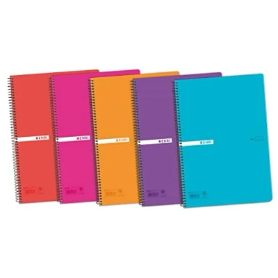 Abbildung von Elba 400042280 Heft A4, 80 Blätter, 5er Pack, Farblich sortiert
