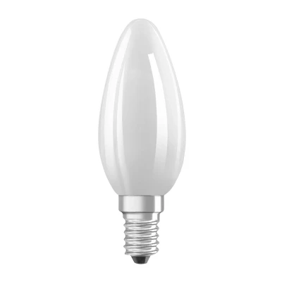 Abbildung von OSRAM LED Lampe in klassischer Edisonform, mit dekorativem Filament, Energieeffizienzklasse A, E27, 2.2 W, 470 lm, 4000 K, kaltweiß. Ohne Aufwärmen, sofort 100% Licht. Geringes Flackern.