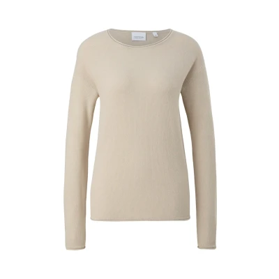 Abbildung von comma casual identity Strickpullover, Damen, Größe: 40, Beige