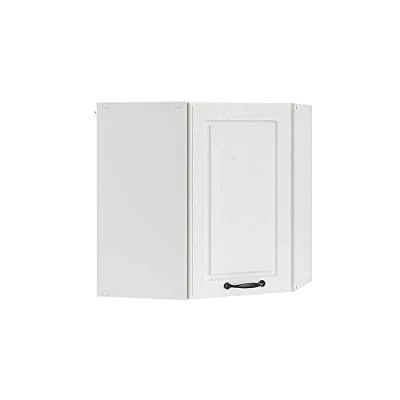 Abbildung von Vicco Eckhängeschrank R Line, Weiß Landhaus/Weiß, 57 cm (1 Hängeschrank)
