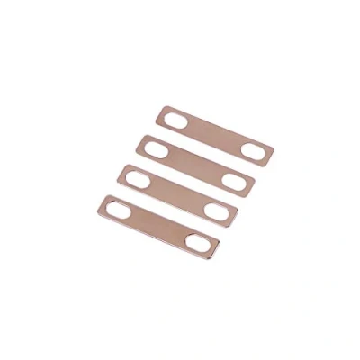 Abbildung von Alnicov 4Pcs Gitarrenhalsscheiben 0,2 mm 0,5 1 Dicke Messingscheiben für E Gitarren Gitarrenbauer (Chrom)