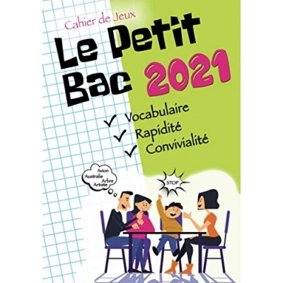 Abbildung von Jeu Petit Bac 2020 : 120 grilles à remplir, + de 100 thèmes pour petits et grands, la maison ou en voyage, idéal apprendre s&#039;amusant
