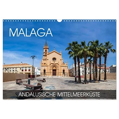 Abbildung von Malaga andalusische Mittelmeerküste (Wandkalender 2025 DIN A3 quer), CALVENDO Monatskalender