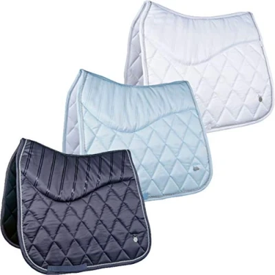 Abbildung von HKM Mondiale Satteldecke blau grau Pony Dressur