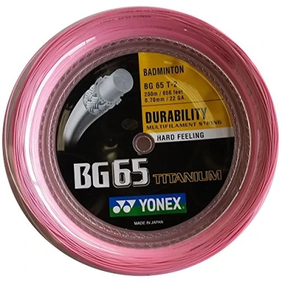 Abbildung von Yonex BG 65 Titanium Pink 200m