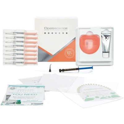 Abbildung von Opalescence PF 10% Melone Doctor Kit 8 Spritzen à 1,2ml, 1 Spritze LC Block Out Resin Black Mini Tips, 2 Sof Tray Folien 0,9mm,