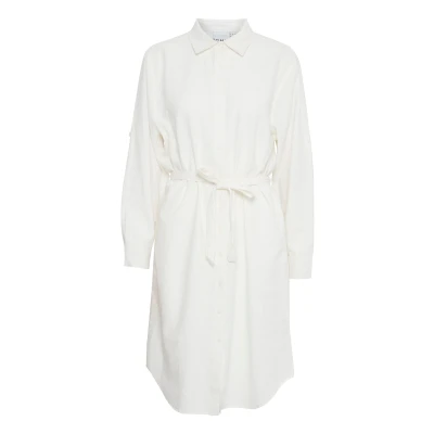Abbildung von ICHI Ihlino Blusenkleid, Damen, Größe: 38, Cloud dancer