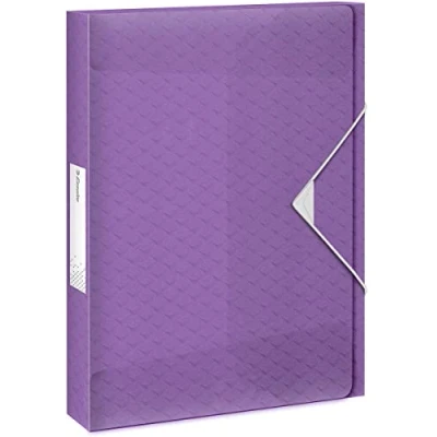 Abbildung von 2 x Esselte Ablagebox Colour&#039;Breeze A4 PP 25mm lavendel