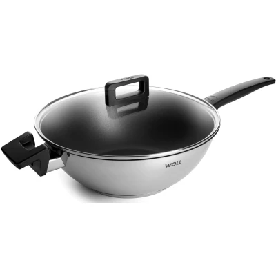 Abbildung von WOLL Wok &quot;Concept&quot;, Edelstahl 18/10, Ø 30 cm, induktionsgeeignet