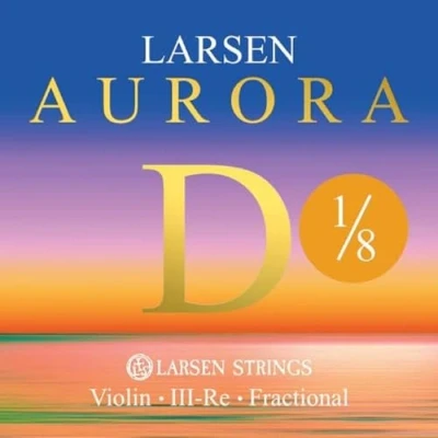 Abbildung von Larsen Aurora 1/8 Saiten für Violine D 1/4 Medium