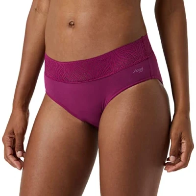 Abbildung von sloggi Damen Period Pants Hipster Light, WINE, M