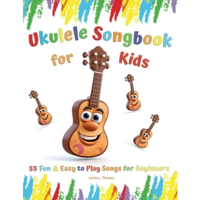 Abbildung von Ukulele Songbook for Kids: 55 Fun &amp; Easy to Play Songs Beginners (Book Contains: Sheet Music, Tabs, Chords, Lyrics)